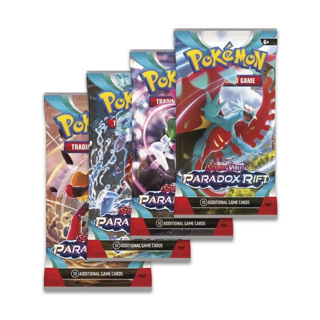 Pokemon - Scarlet and Violet - Paradox Rift - SV04 -  Booster Pack - Styles Vary