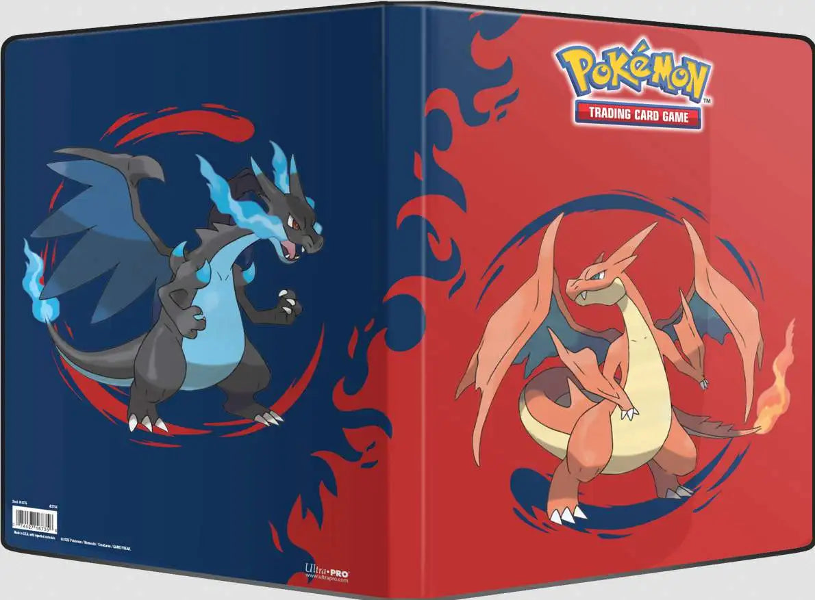 Ultra Pro - 9 Pocket Binder - Mega Charizard X and Y