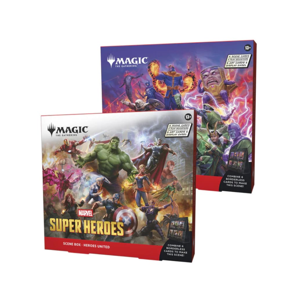 MTG - Universes Beyond: Marvel Super Heroes - Scene Box - Set of 2 (Pre Order)
