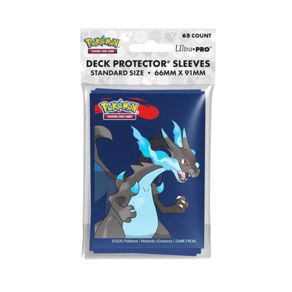 Pokemon MEGA CHARIZARD X - Sleeves (Pre Order)