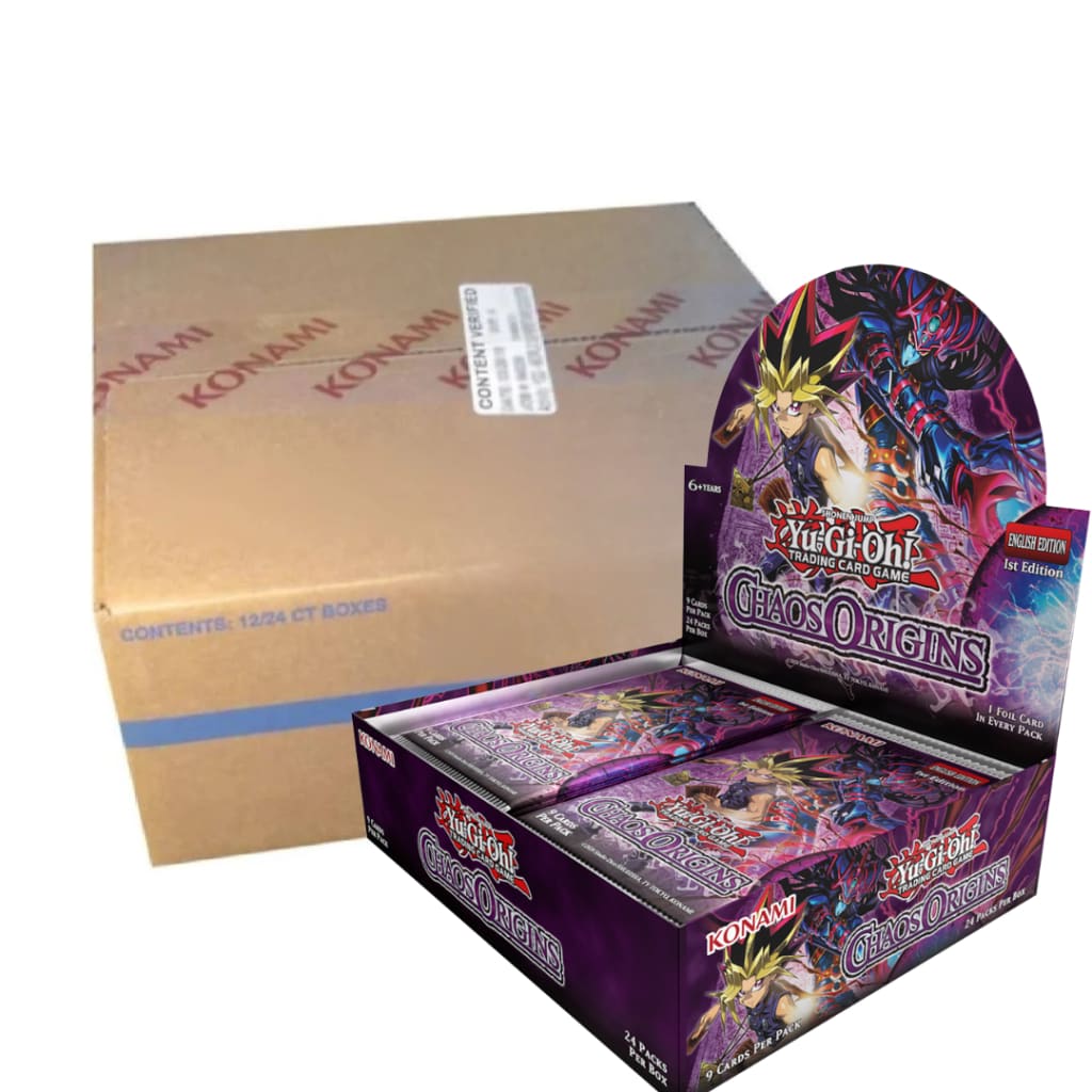 Yugioh Chaos Origins 1st Edition Sealed Case Of 12 (Pre Order)